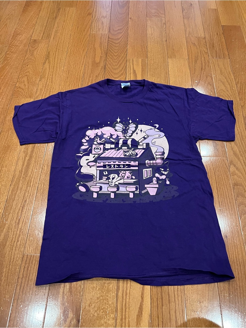 Adults Pokemon "Pokeramen Shop" Graphic T Shirt Woot Size Medium M